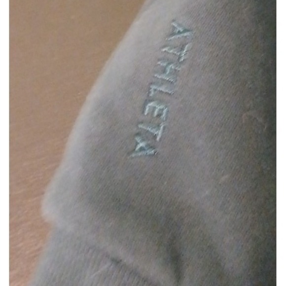 Athleta Forever Fleece Relaxed Crew Sweatshirt Cypress Women's Large Pullover - Picture 9 of 10